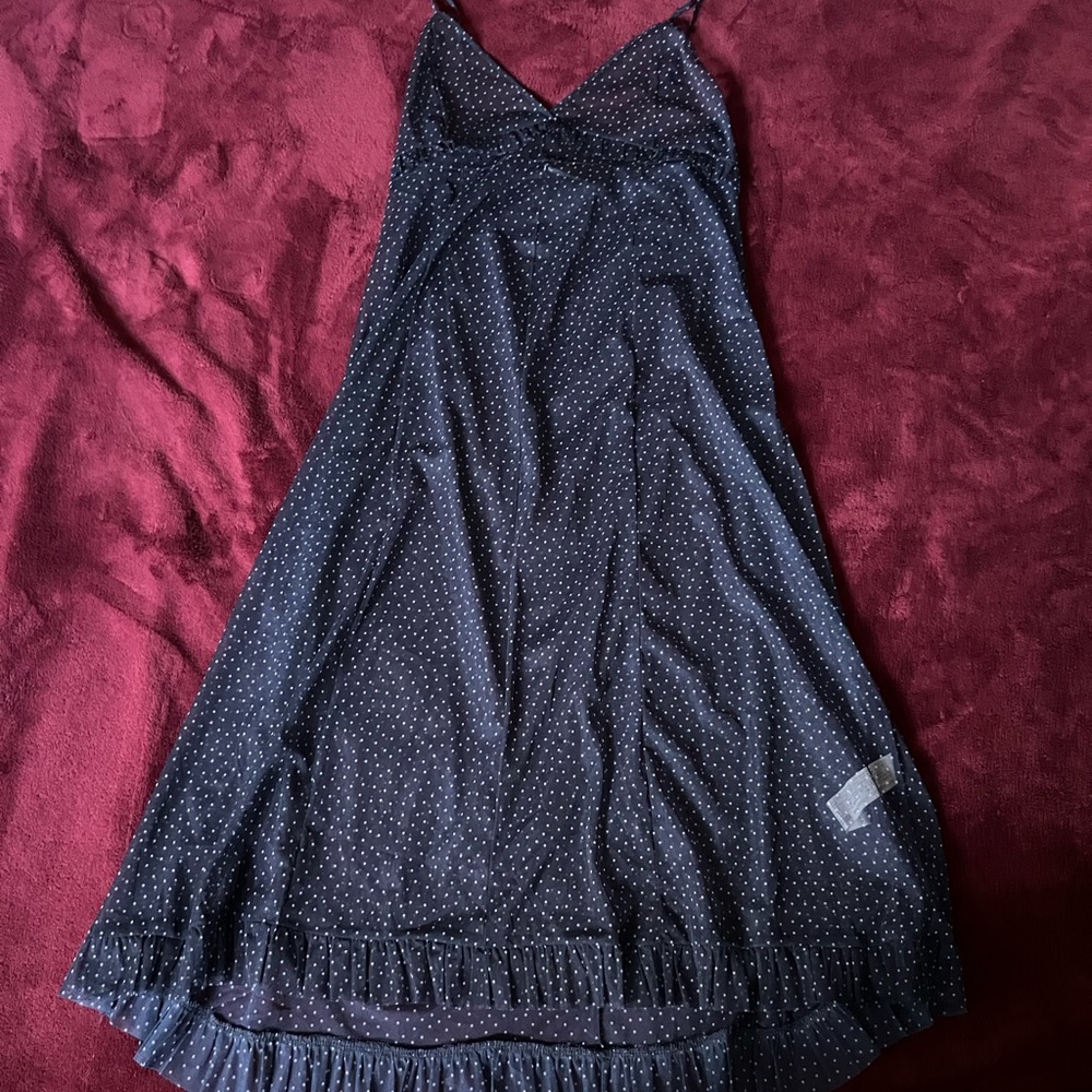 Size L | ZARA Sheer Polka Dot Slip Dress
